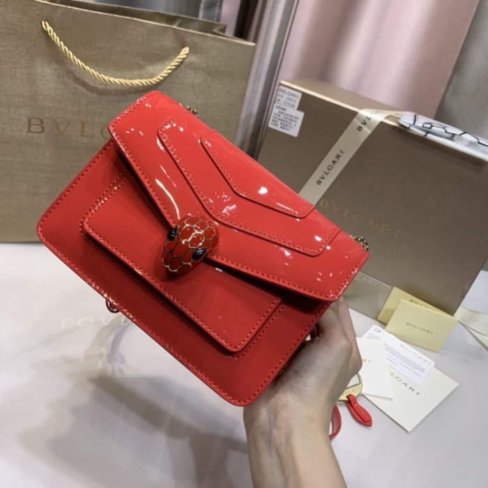  Arrenfashion B*vlgari Top Bag 19*13*7cm