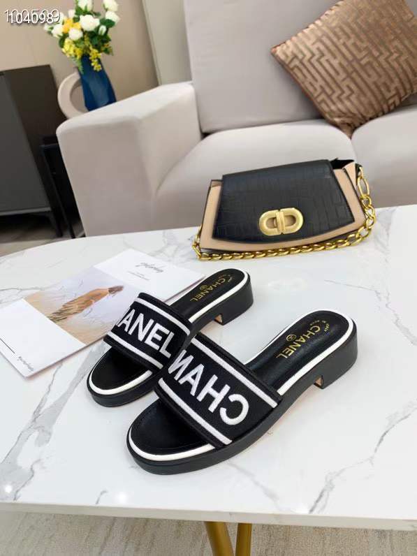  Arrenfashion Women C*hanel Top Slippers
