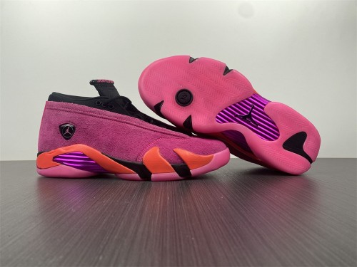  Arrenfashion Air Jordan 14 Low WMNS Shocking Pin