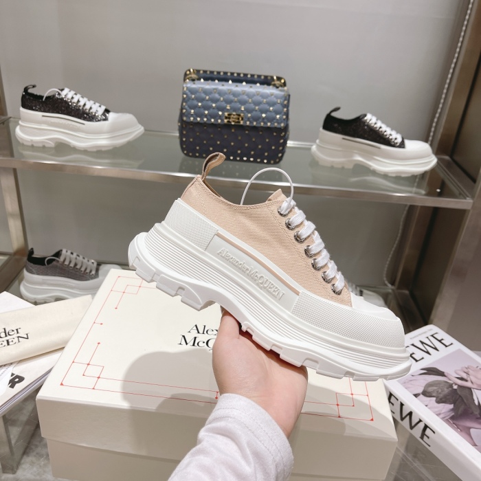 Men Women A*lexander M*cqueen Top Sneaker （ Arrenfashion ）