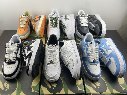  arrenfashion Men Women B*ape Top Sneaker