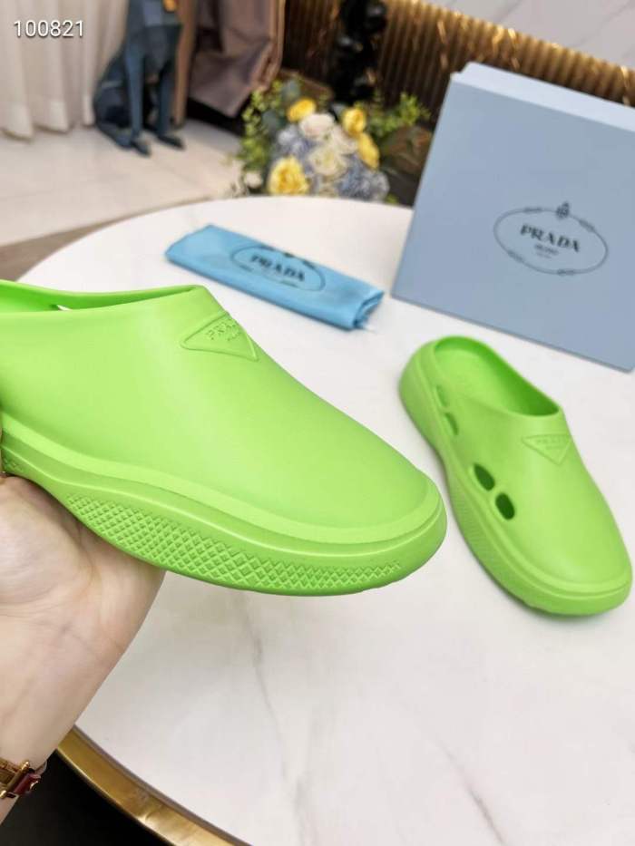 Men Women P*rada Top Slippers （ Arrenfashion ）