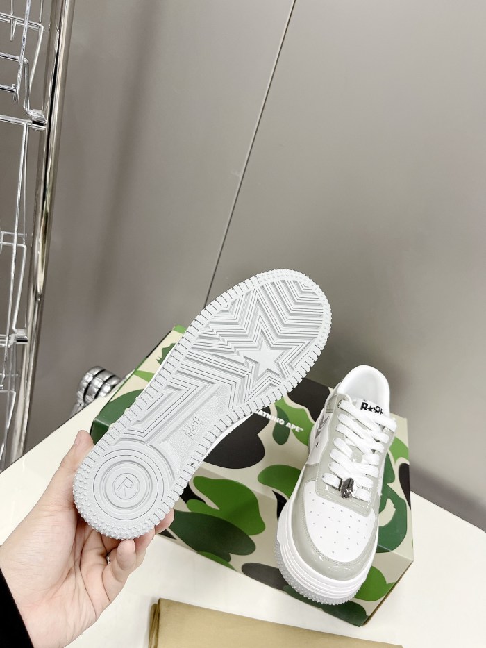  arrenfashion Men Women B*ape Top Sneaker