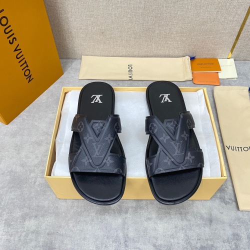 Men L*ouis V*uitton Top Slippers (Arrenfashion)