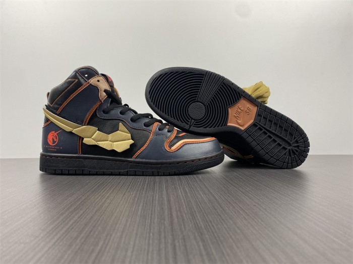  from Arrenfashion Gundam x Nike SB Dunk High DH7717-400