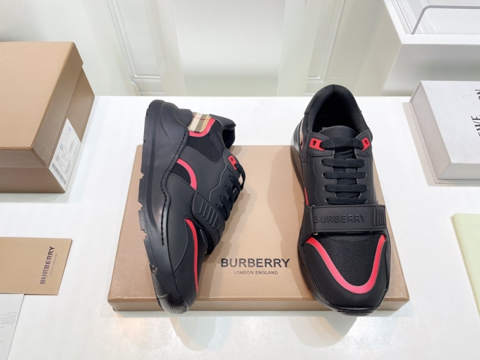  Arrenfashion Men Women B*rberry Sneaker