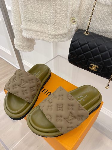  Arrenfashion Men Women L*ouis V*uitton Top Sandals
