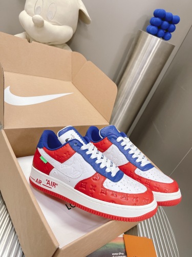  from Arrenfashion Men L*ouis V*uitton x OFF-WHITE x Nike Top Sneakers