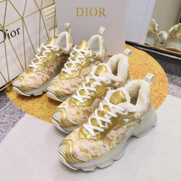 Men Women D*ior Top Sneakers （Arrenfashion）