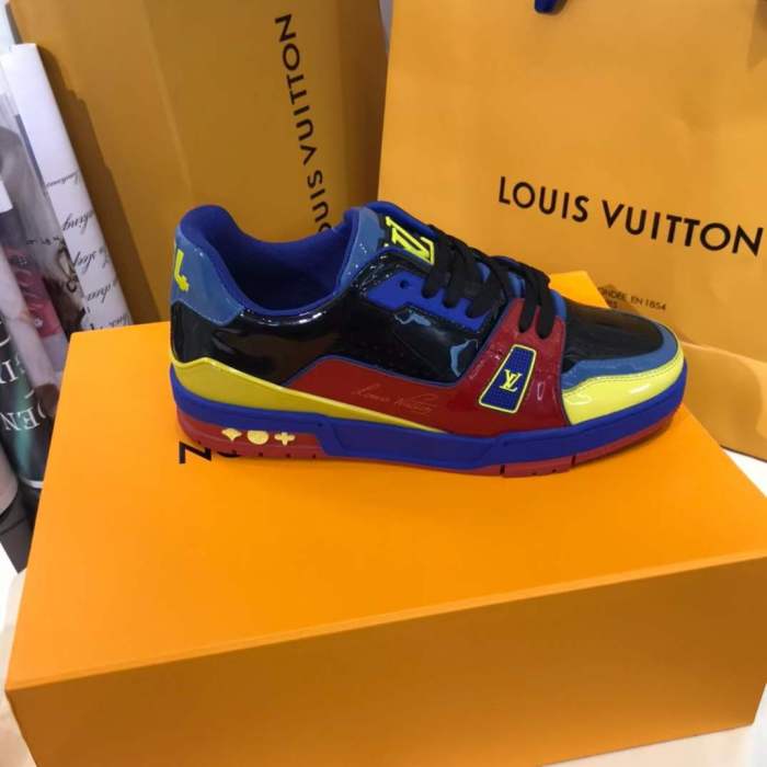  Arrenfashion Men Women L*ouis V*uitton Top Sneakers