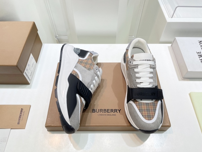  Arrenfashion Men Women B*rberry Sneaker