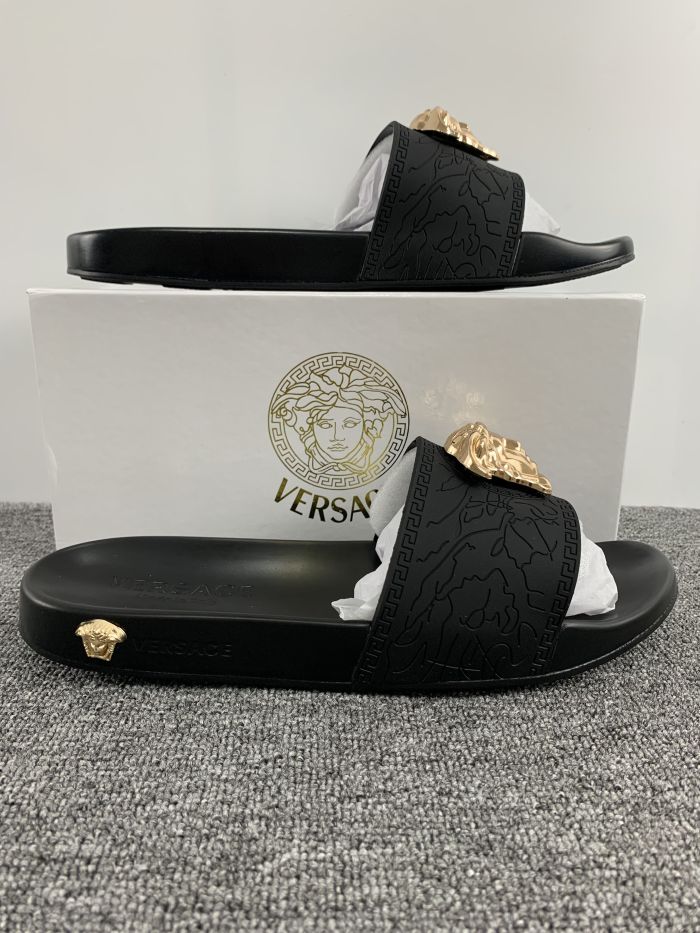  Arrenfashion Men Women V*ersace Top Sandals