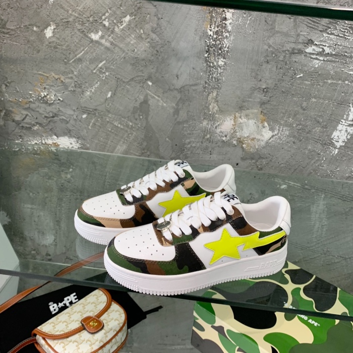  arrenfashion Men Women B*ape Top Sneaker