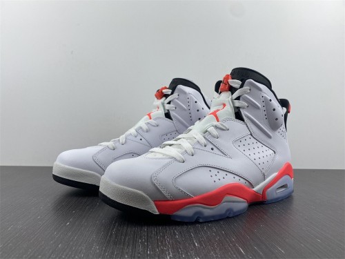  Arrenfashion Air Jordan 6 White Infrared 384664-123