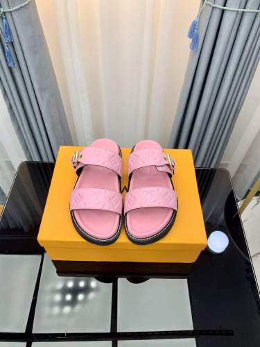 Women Men L*ouis V*uitton Top Slippers (Arrenfashion)