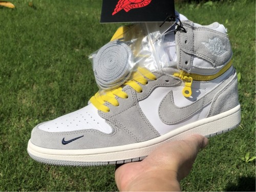  Arrenfashion Air Jordan 1 Switch Light Smoke Grey” CW6576-100