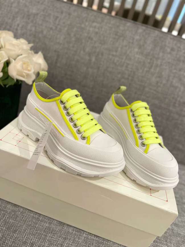 Men Women A*lexander M*cqueen Top Sneaker ( Arrenfashion )