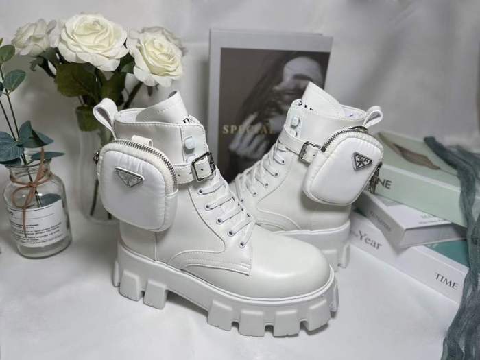  Arrenfashion Men Women P*rada Top Sneaker