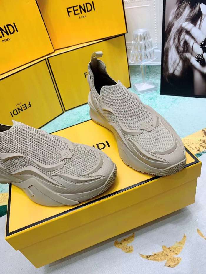  Men Women F*endi Top Sneaker （ Arrenfashion ）