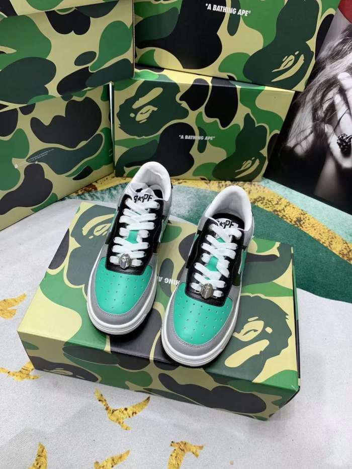Men Women B*ape sta low Top Sneaker ( arrenfashion)