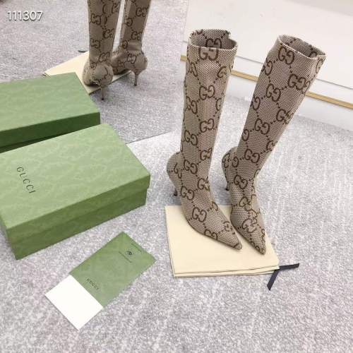 Women G*ucci Top Boots （Arrenfashion）