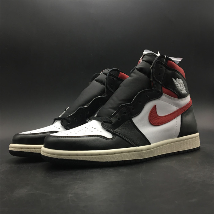  Arrenfashion Air Jordan 1 Retro High Black Gym Red 555088-061