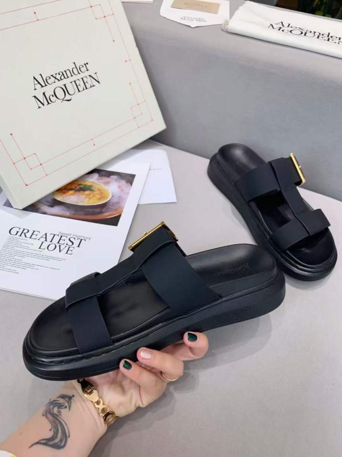  Arrenfashion Women A*lexander M*cqueen Top Sandals