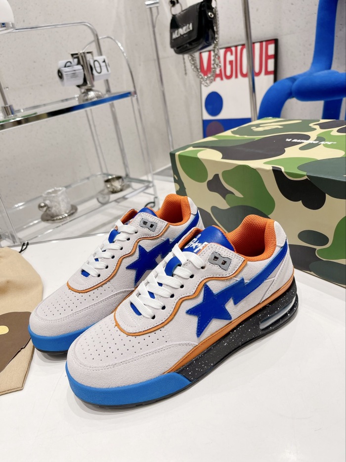 Men Women B*ape sta to low Top Sneaker ( arrenfashion)