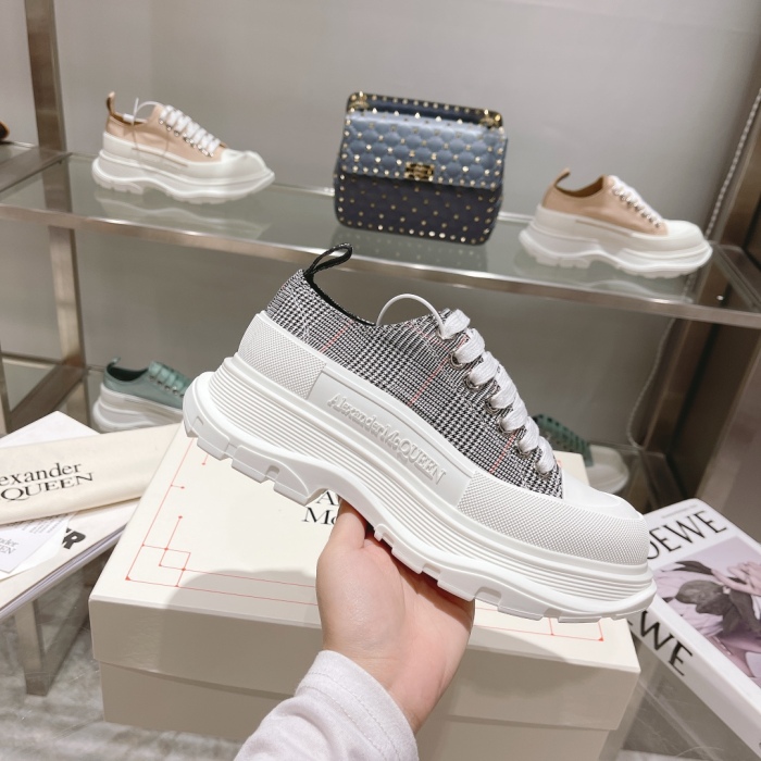 Men Women A*lexander M*cqueen Top Sneaker （ Arrenfashion ）