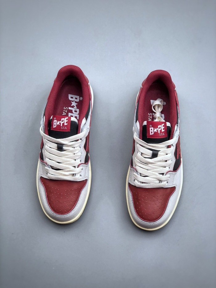 Men Women B*ape sta to low Top Sneaker ( arrenfashion)