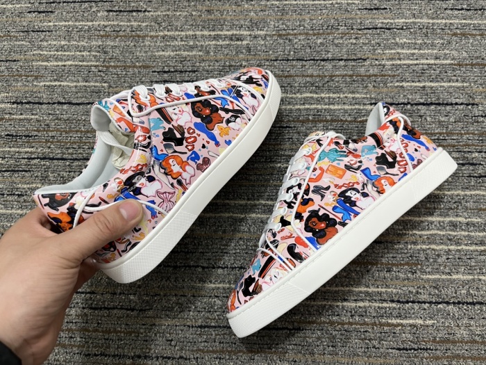  Arrenfashion Men C*hristian L*ouboutin Low Top Sneakers