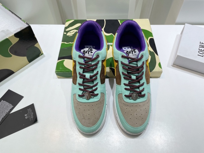  arrenfashion Men Women B*ape Top Sneaker
