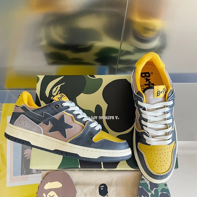 Men Women B*ape sta low Top Sneaker ( arrenfashion)