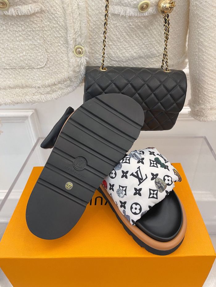  Arrenfashion Men Women L*ouis V*uitton Top Sandals