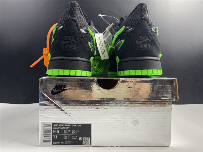  from Arrenfashion OFF-WHITE x Nike Air Rubber Dunk “Green Strike” CU6015-001