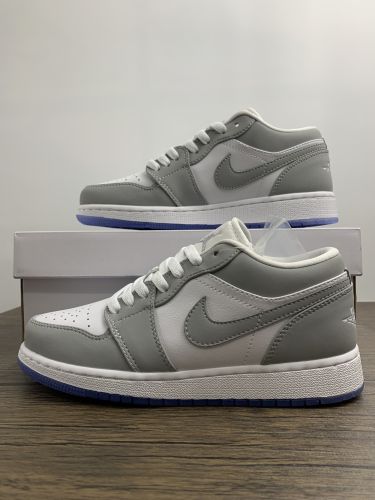 Arrenfashion Air Jordan 1 Low Wolf Grey D*ior AJ1