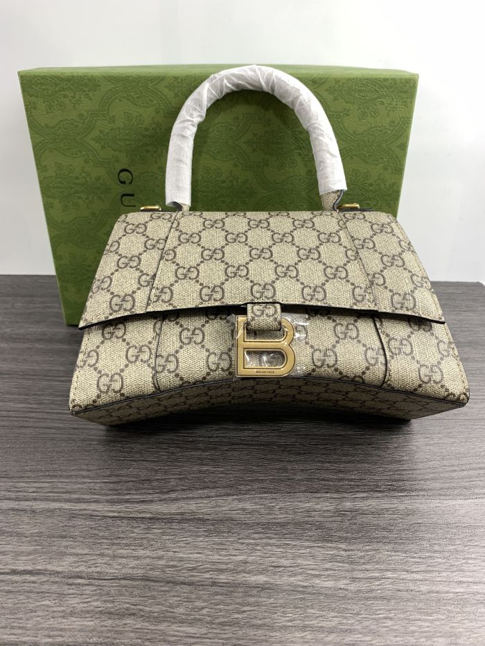  Arrenfashion B*alenciaga&Gucc* Bag Top Quality 22.5*14.5*10CM