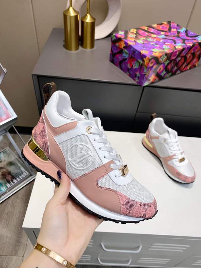  Arrenfashion Women L*ouis V*uitton Run Away Top Sneaker