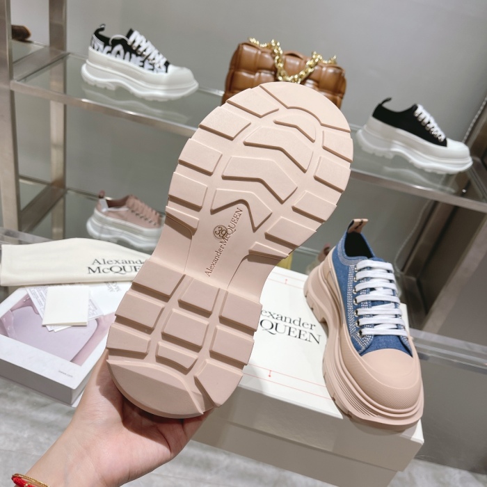 Men Women A*lexander M*cqueen Top Sneaker （ Arrenfashion ）
