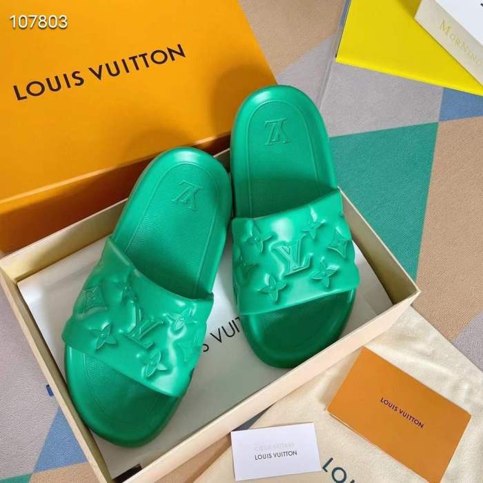 Women Men L*ouis V*uitton Top Slippers (Arrenfashion)