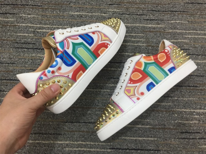  Arrenfashion Men C*hristian L*ouboutin Low Top Sneakers