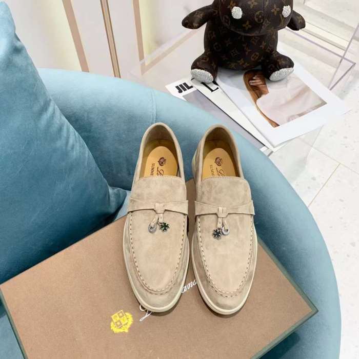 Men Women L*oro P*iana Top Loafer （Arrenfashion）