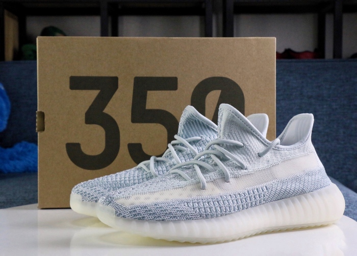  Arrenfashion  Arrenfashion Yeezy 350 Boost V2 Cloud White Non-Reflective