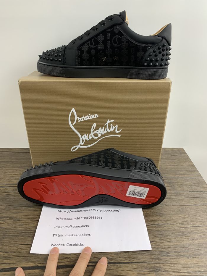  arrenfashion  Christian ·Louboutin men women TOP sneakers