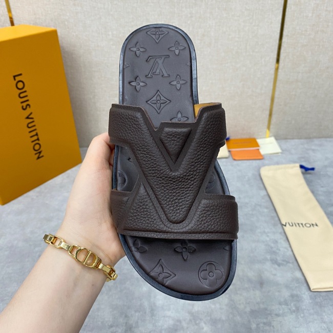 Men L*ouis V*uitton Top Slippers (Arrenfashion)