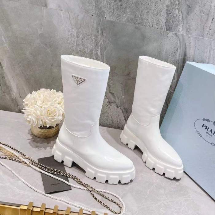  Arrenfashion Women P*rada Top Sneakers