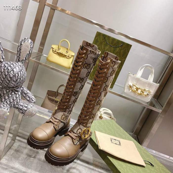 Women G*ucci Top Boots （Arrenfashion）
