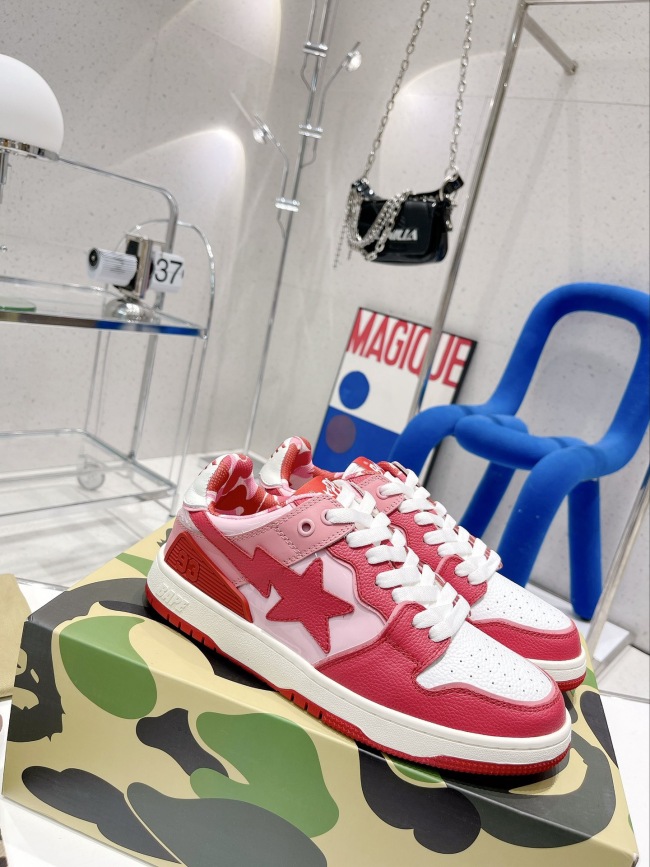 Men Women B*ape sta to low Top Sneaker ( arrenfashion)