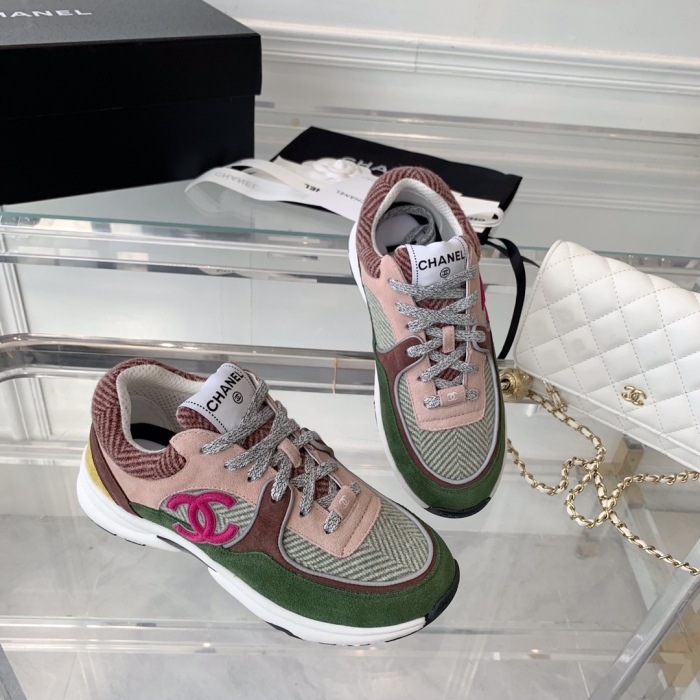  Arrenfashion Women C*hanel Top Sneaker