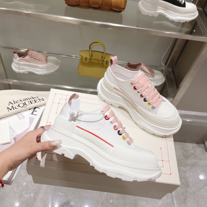 Men Women A*lexander M*cqueen Top Sneaker （ Arrenfashion ）
